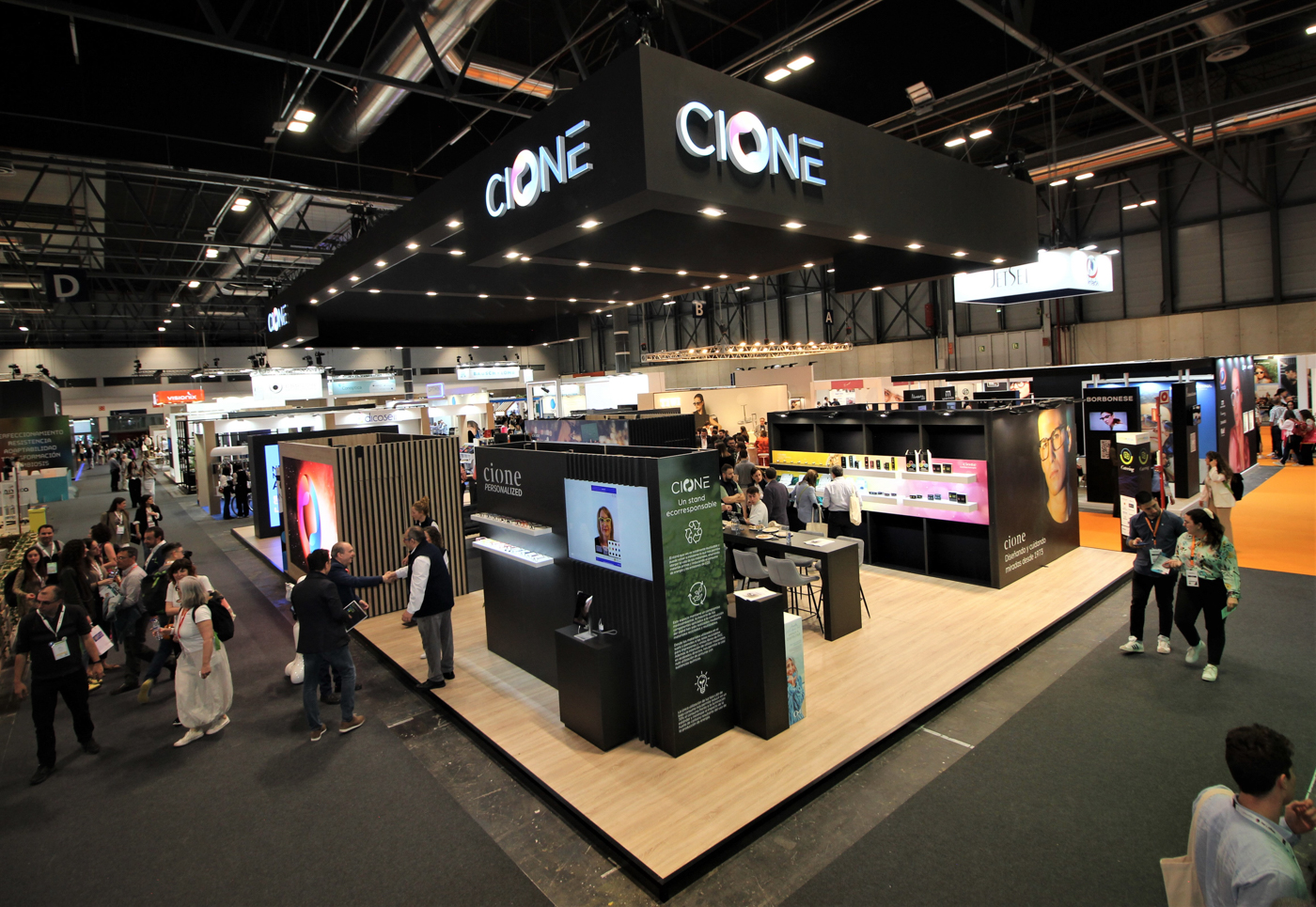 Éxito rotundo de Cione Óptica y Audiología en ExpoÓptica