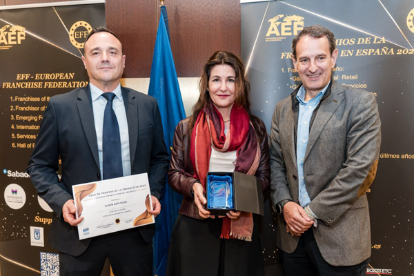 Juan Arjona en discurso de entrega Premio AEF 