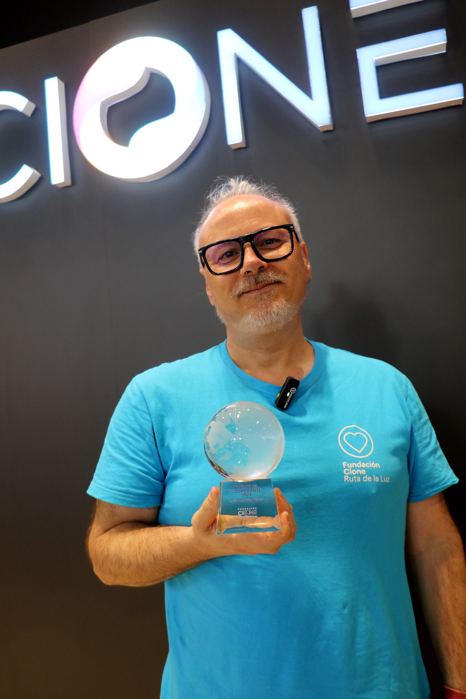 Luis Andrés Bravo, cooperante del año de la Fundación Cione Ruta de la Luz