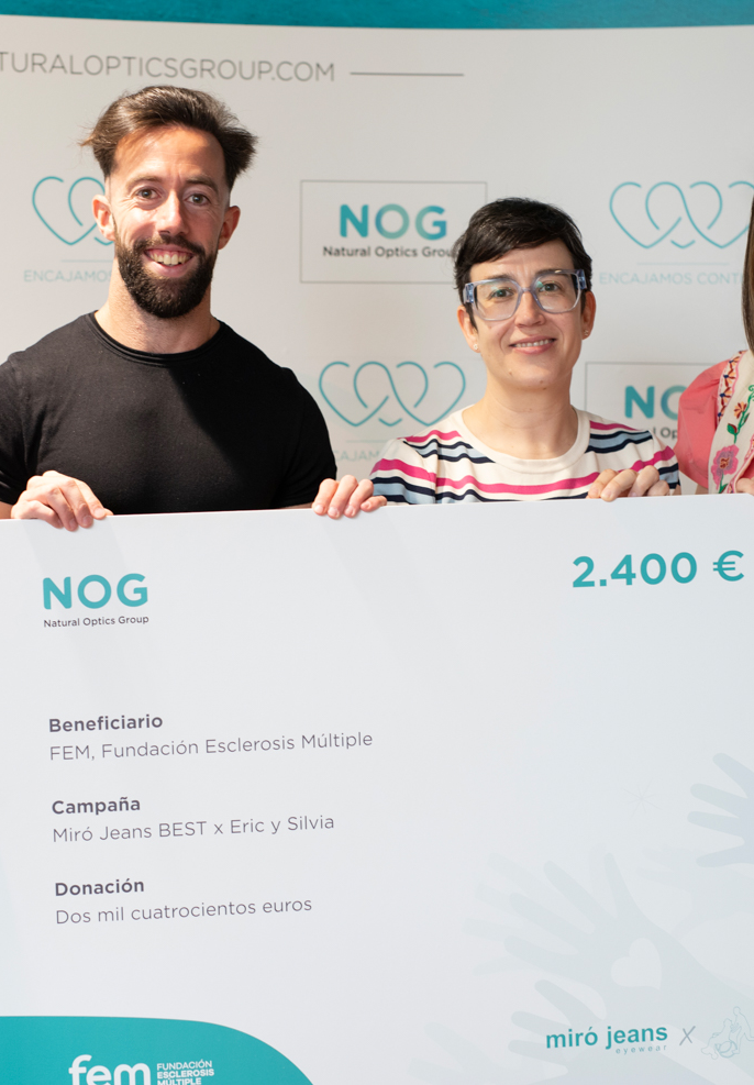 Natural Optics Group dona 2.400€ a la Fundación Esclerosis Múltiple